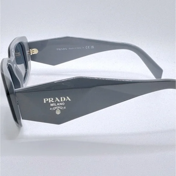 Prada - Sunglasses Symbole PR17WS - Marble Grey / Black, NIB 49-20-145 - Picture 6 of 16